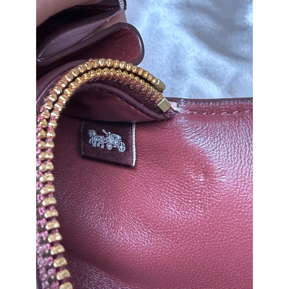 Coach 1941 Blush Glovetanned Leather Turnlock Envelope Wallet 12134 - Picture 7 of 8